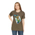 Stained Glass Velociraptor - Short Sleeve Tee